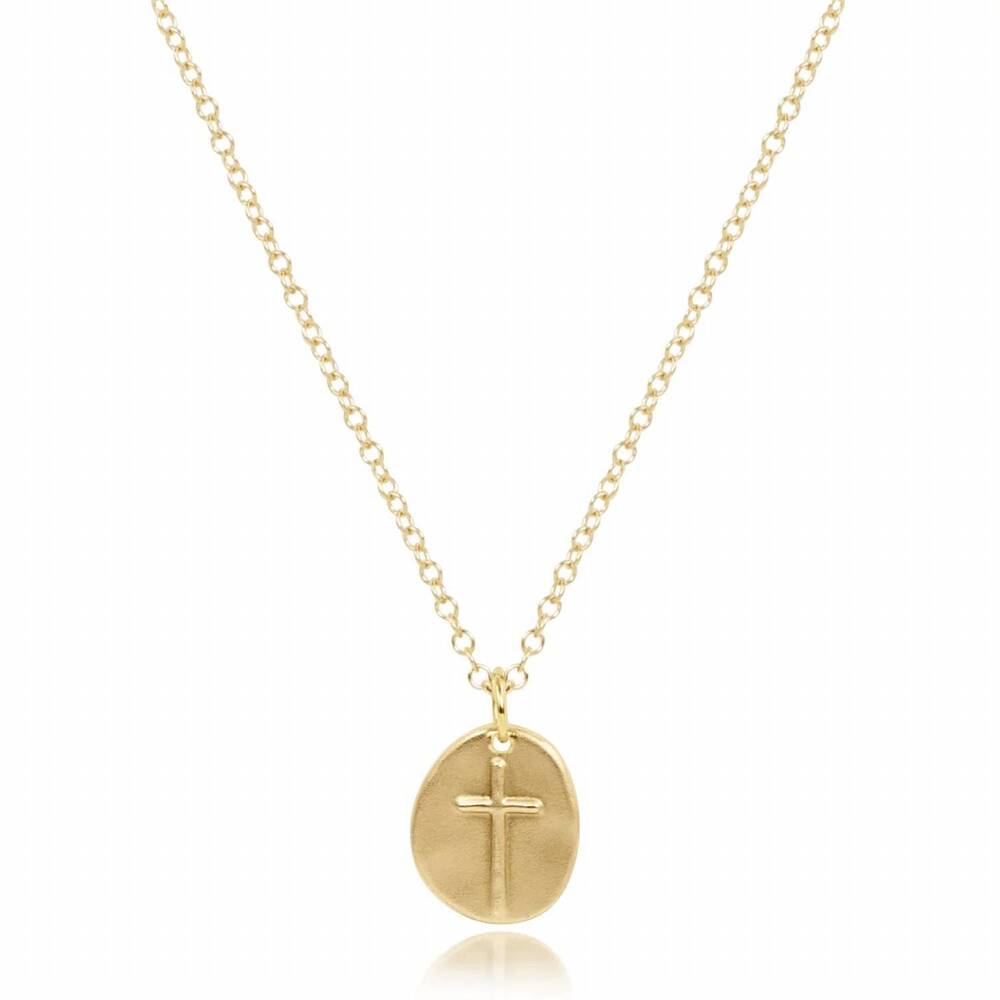 NEW ENEWTON enewton inspire small charm necklace in gold